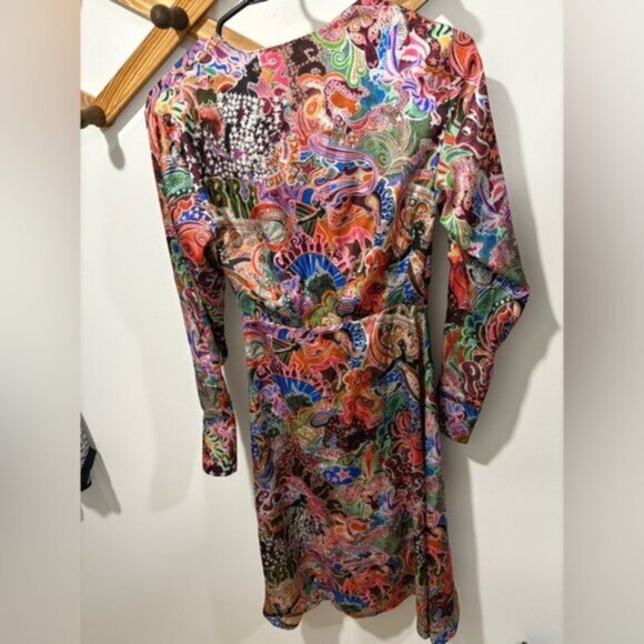 RARE ‼️ Tommy Hilfiger Women's Zendaya Dress Multi Colour- ZODIAC SIGN PRINT - Picture 9 of 16